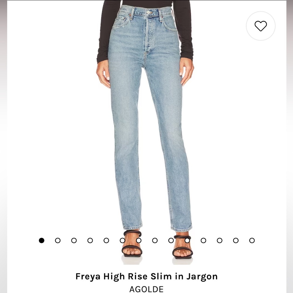 AGOLDE Freya jean in Jargon